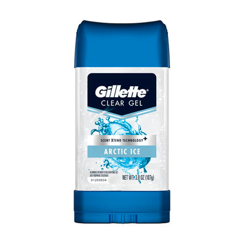 Gillette Arctic Ice Clear Gel Mens Antiperspirant and Deodorant, 3.8 Oz